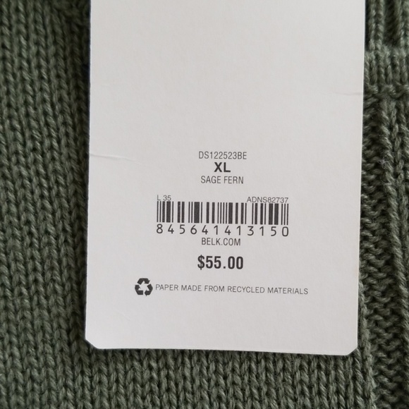 NWT Saddlebred Sage Fern Sweater - Picture 3 of 4